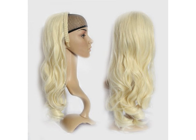 Mese de Volum cu Cordeluta DeLuxe Blond Alb